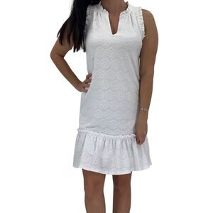 Michael Michael Kors Midi Dress In White